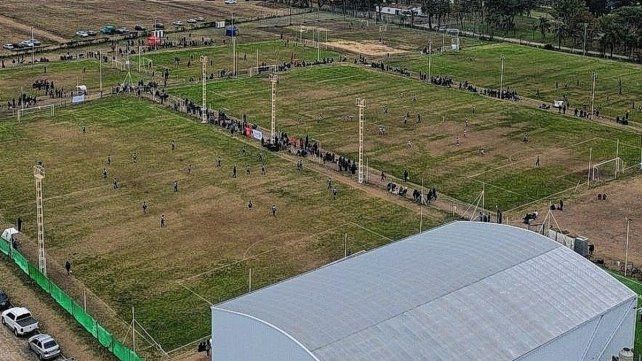 El complejo ubicado por la ruta 12 es de la gente de River en Paraná.