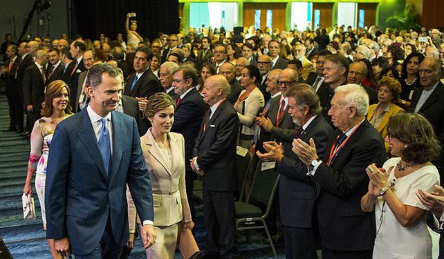San Juan de Puerto Rico. Los reyes de España participaron del Séptimo Congreso de la Lengua