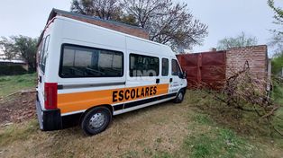 El trasnsporte escolar estaba en Varadero Sarsotti