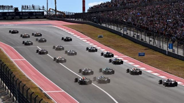 La trepada hacia la primera curva de Austin