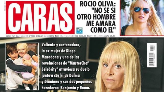 Claudia Villafañe dio su primera entrevista tras la muerte de Diego Maradona.