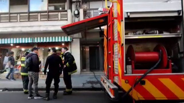 Las llamas fueron rápidamente sofocadas en el edificio de Rioja e Italia.