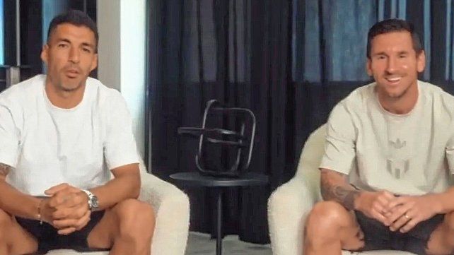 Suárez y Messi presentaron LSM, el nuevo proyecto deportivo