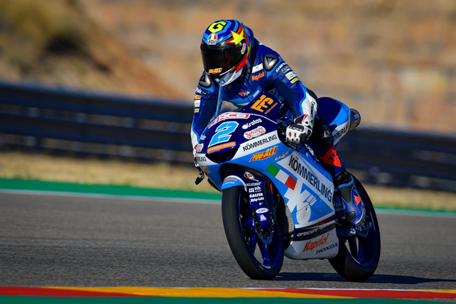 Gabriel Rodrigo arañó dos puntos en el GP de Teruel