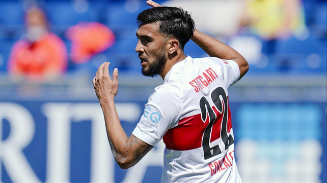 Nicol&aacute;s Gonz&aacute;lez convirti&oacute; para el Sttutgart en la Bundesliga 2 de Alemania.
