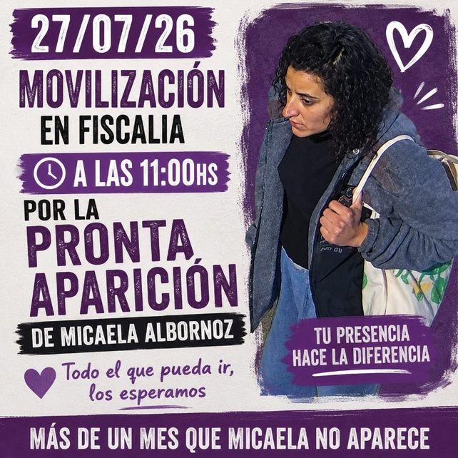 Micaela Albornoz sigue desaparecida: nuevo reclamo de su familia tras ser vista en Cañada Rosquín