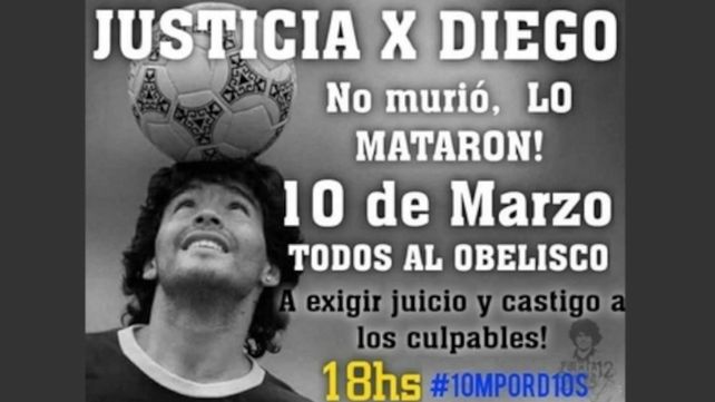 La convocatoria se realizará desde las 18 en el Obelisco porteño