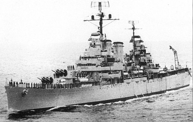 Crucero Ara General Belgrano. Allí murieron 323 marinos argentinos.