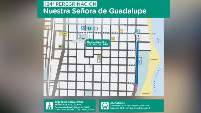 Fiesta de la Virgen de Guadalupe: el operativo de tránsito comienza el sábado y habrá cortes desde la madrugada