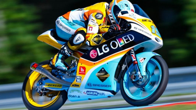 El argentino Gabriel Rodrigo qued&oacute; noveno en el Mundial de Moto3.&nbsp;