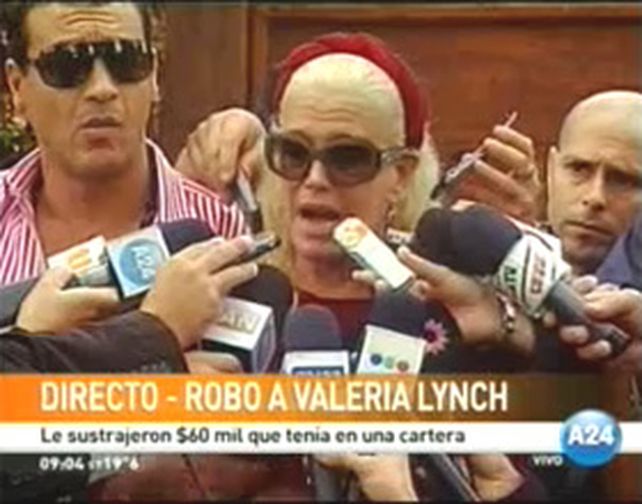 Asaltan a Valeria Lynch en su casa de San Isidro