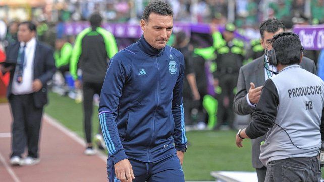 Lionel Scaloni y el gran trabajo de su equipo en La Paz.