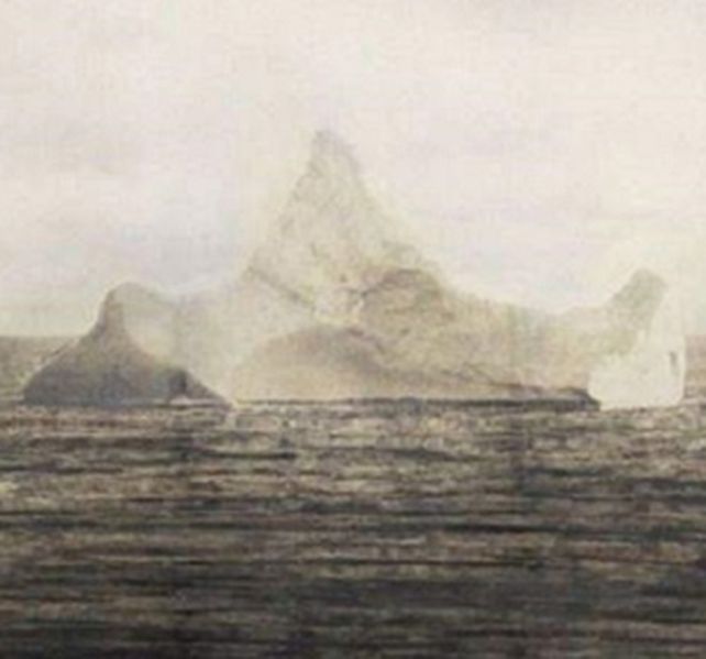 La foto del iceberg será subastada por la casa Aldrige and Sons.