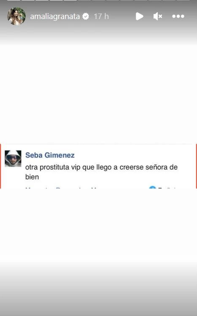 Amalia Granata también fue blanco de críticas por su cuerpo y no se quedó callada