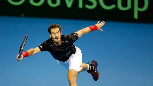 Pella cayó con Murray y la semifinal de la Copa Davis se definirá en el quinto punto
