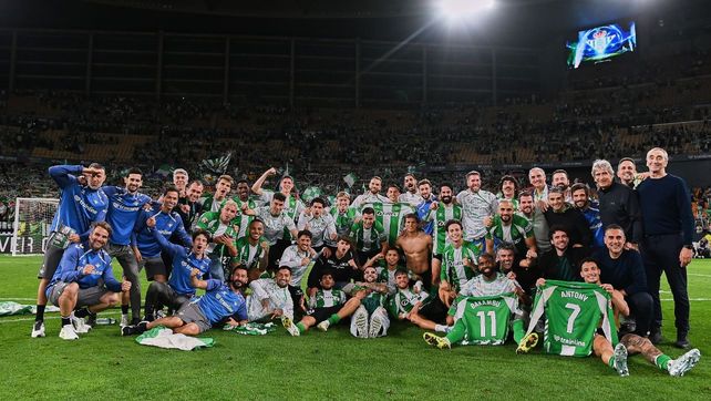 El plantel del Betis