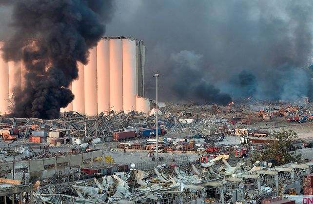 Libano: se conoció la cantidad de edificios dañados por la explosión en el puerto