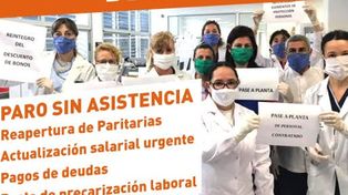 Paro de médicos nucleados en Siprus en toda la provincia