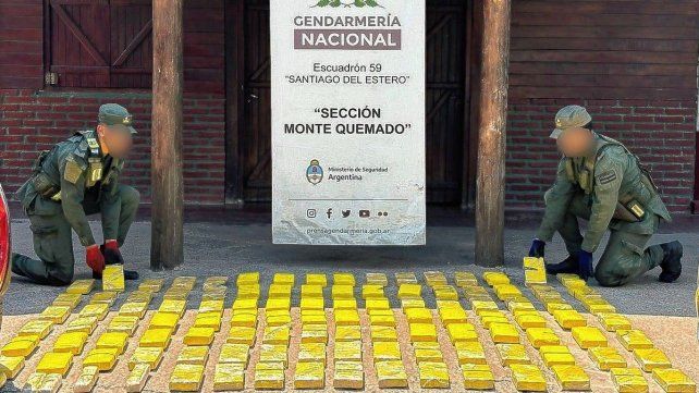 La cocaína era transportada desde la provincia de Salta con destino a la ciudad cordobesa de San Francisco.