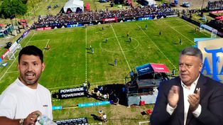 El Kun Agüero, enemigo de Chiqui Tapia, está al frente de la organización de la Copa Potrero.