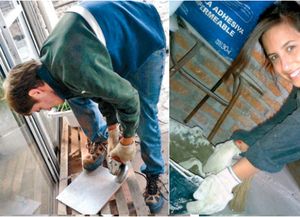 Jóvenes rosarinos trabajan para mejorar las instalaciones de la Fundación Chicos