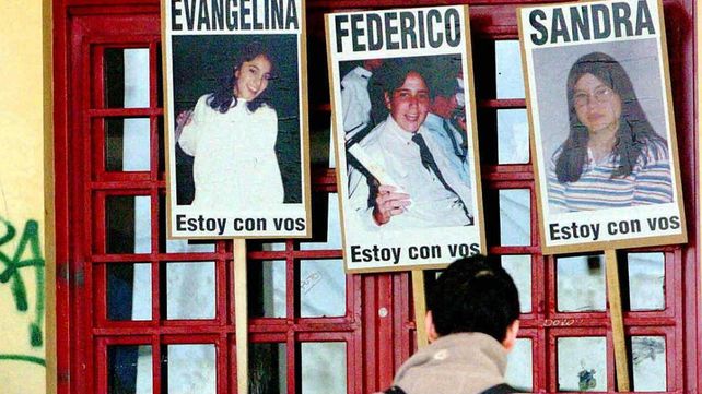 Los tres adolescentes asesinados por Junior Solich el 28 de septiembre del 2004