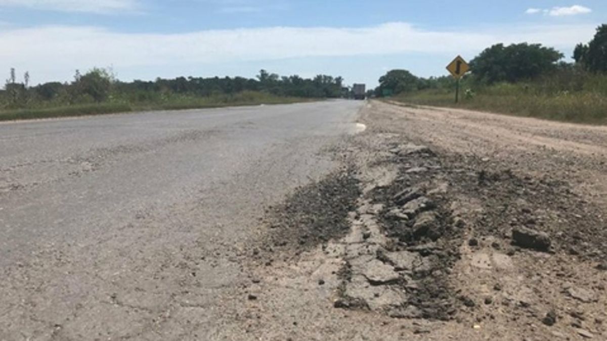 Preocupa el estado de tramos de la ruta Nº 11