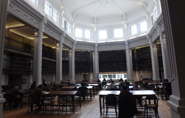 La Biblioteca Argentina fue varias veces remodelada.