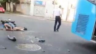 Tragic road accident in the southern zone: a motorcyclist died when he collided with a bus