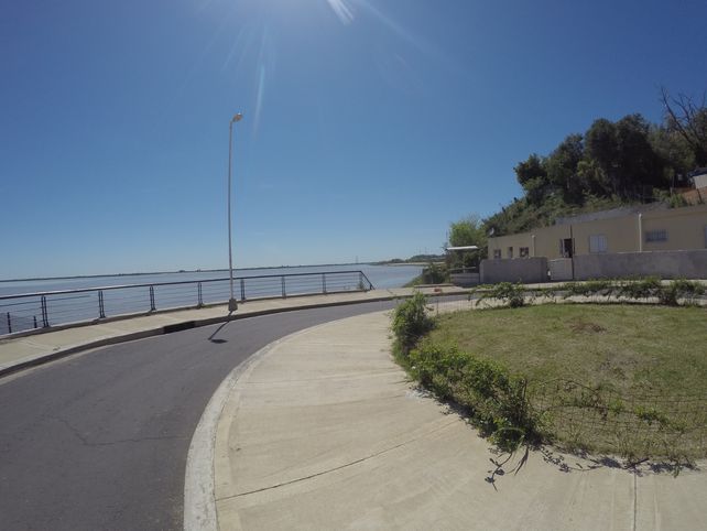 La rotonda en el Puerto Nuevo de Paraná.&nbsp; 