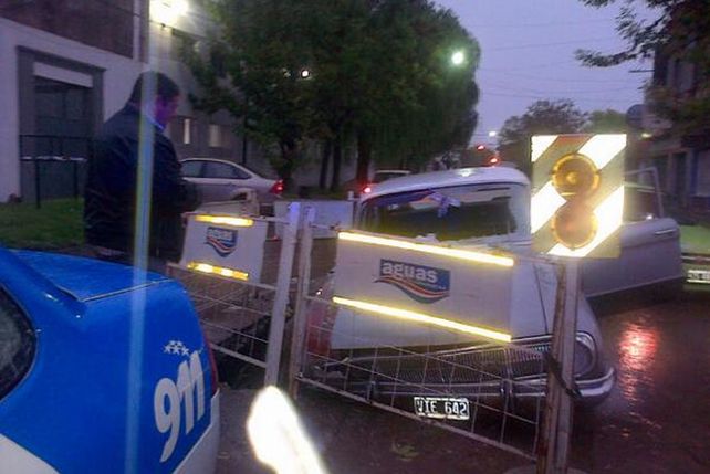 El lugar en donde se produjo el accidente.