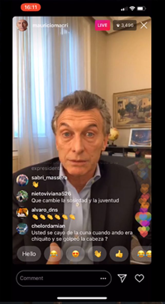 Macri en Instagram: ¿Qué opinás de que te digan gato?