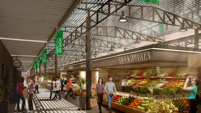 Conocé cómo va a ser el nuevo mercado popular que va a abrir en el Patio de la Madera