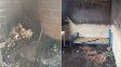 Un niño jugaba con un encendedor y provocó un incendio en su casa