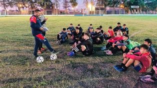 Unión realizó otra prueba de jugadores en Franck