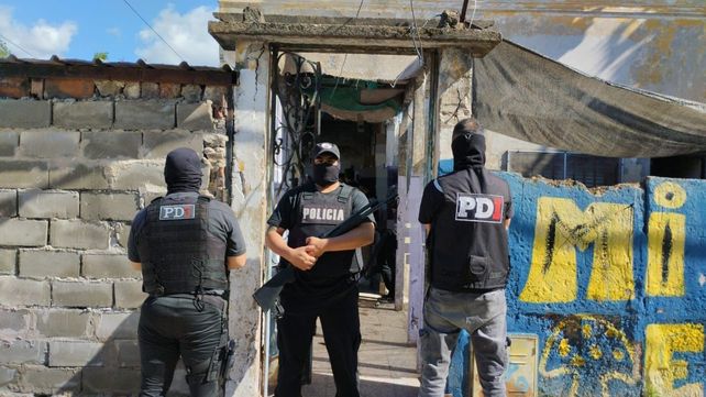 El operativo de secuestro de droga se produjo en Empalme Graneros.