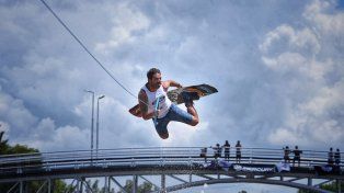 El paranaense Renato Buscema ganó otra medalla en Wakeboard.