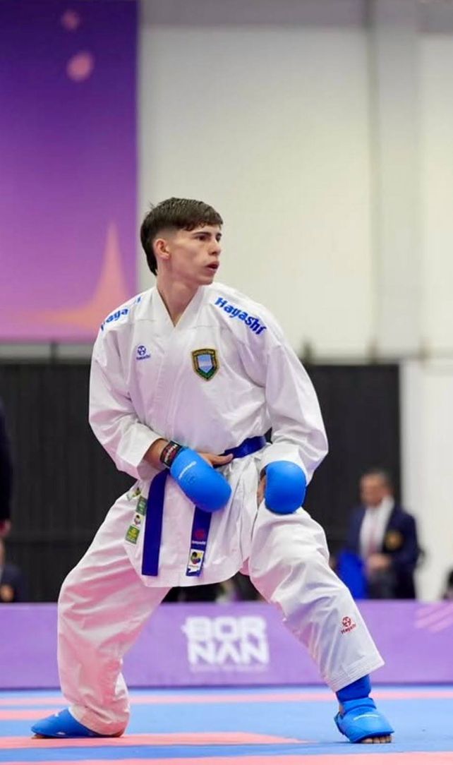 Juan Ignacio Gallardo: Quiero estar entre los mejores del mundo del karate