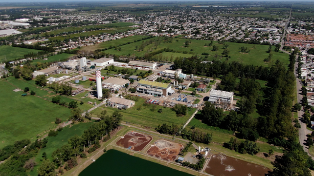 La fábrica de Atanor, en San Nicolás.