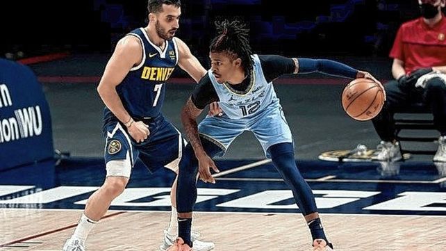 Facundo Campazzo fue importante en la victoria de su equipo con Denver sobre Memphis.&nbsp;
