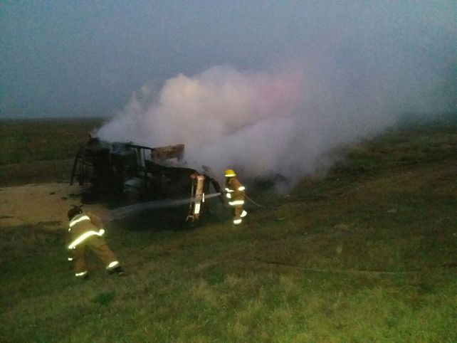 Choque frontal en ruta nacional 34 con un muerto y una mujer en estado grave. IMÁGENES FUERTES.
