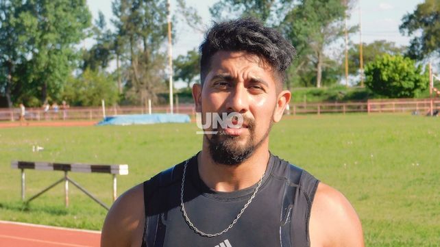El santafesino Nicolás Camargo competirá en la jornada inicial en la prueba de 100m llanos donde buscará una muy buena marca.