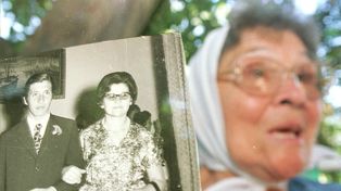 Sin justicia. Margarita Alegre de Papetti, madre del militante desaparecido, murió hace algunos años.