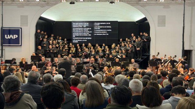 La música sinfónica reunió a un amplio público en Libertador San Martín