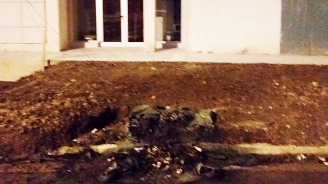 Quema de contenedores en Paraná