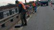 La Municipalidad de Santa Fe realiza una limpieza en el cantero central de la Ruta Nacional 168