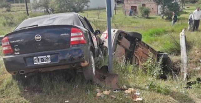 Cruzó la ruta y generó un violentísimo choque