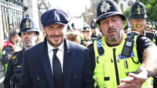 David Beckham esperó 12 horas para despedir a la Reina&nbsp;