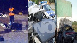 Accidentes: en 24 horas hubo nueve muertos en Santa Fe