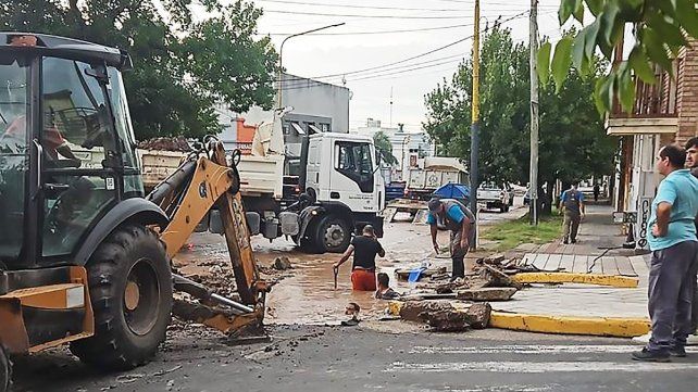 Debido a las obras de reparación podrá registrarse baja presión de agua potable en el centro